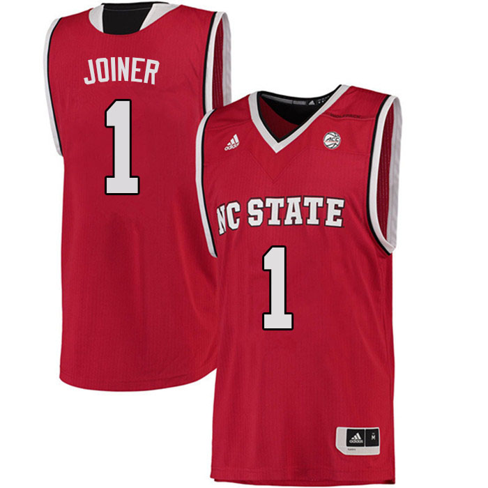 Men #1 Jarkel Joiner NC State Wolfpack College Basketball Jerseys Sale-Red